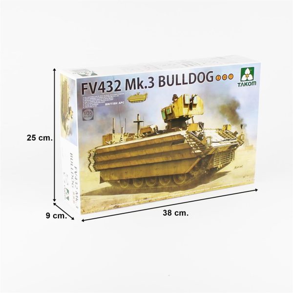 Takom 2067 1/35 İngiliz APC FV432 Mk.3 Bulldog Tankı - Görsel 5