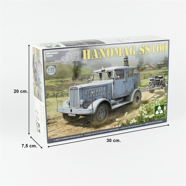 Takom 2068 Alman Hanomag SS100 Çekici - Görsel 5