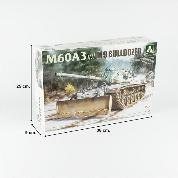 Takom 2137 1/35 M60A3 Tankı ve M9 Bulldozer - Görsel 5