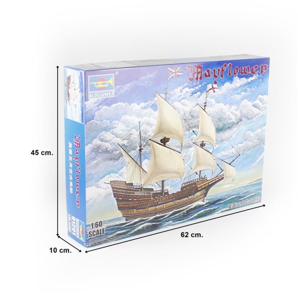Trumpeter 01201 Mayflower Yelkenli Kargo Gemisi - Görsel 5
