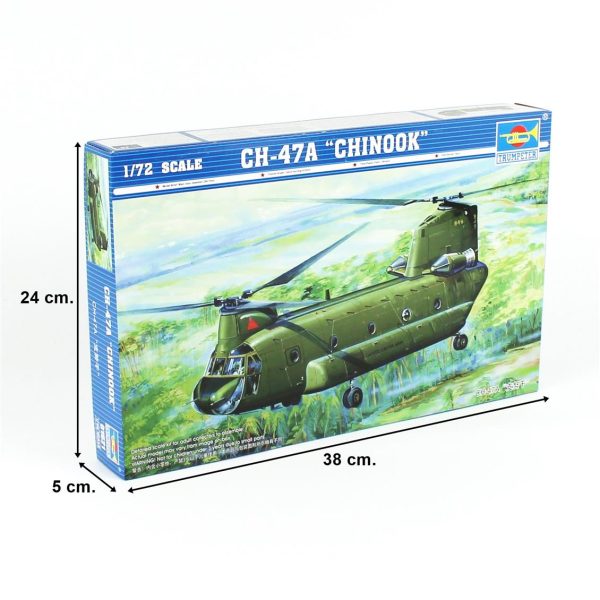 Trumpeter 01621 CH-47A Chinook Orta Sınıf HeliKopter - Görsel 5