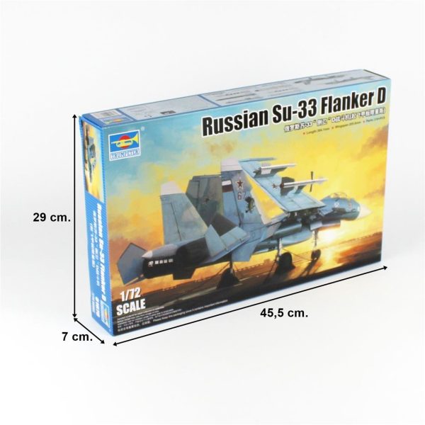 Trumpeter 01678 Rus Su-33 Flanker D - Görsel 5