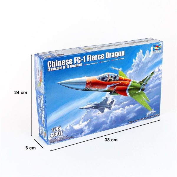 Trumpeter 02815 1/48 Chinese FC-1 Fierce Dragon - Görsel 5