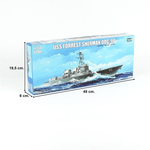 Trumpeter 04528 USS Forrest Sherman DDG-98 Destroyeri - Görsel 5