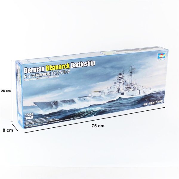 Trumpeter 05358 Alman Bismarck - Görsel 5