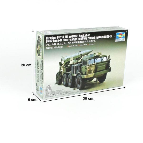 Trumpeter 07179 Rus 9P113 Kamyon ve 9M21 - Görsel 5