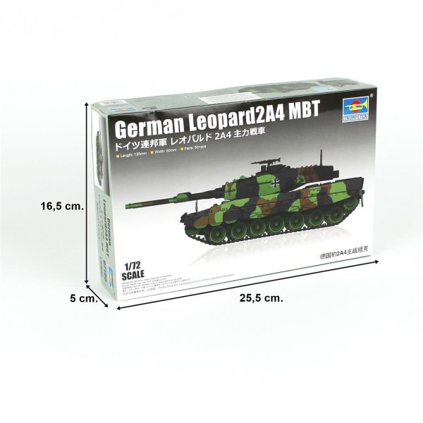 Trumpeter 07190 Alman Leopard 2A4 - Görsel 4