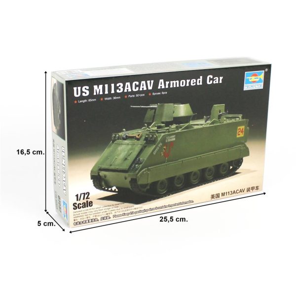 Trumpeter 07237 M113ACAV Zırhlı Personel Taşıyıocı - Görsel 4