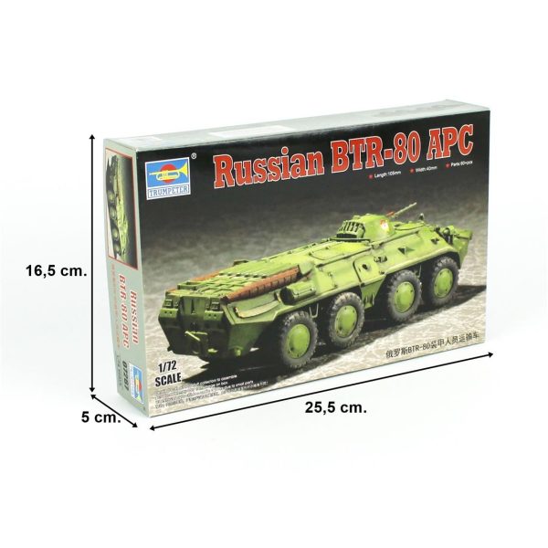 Trumpeter 07267 Rus BTR-80 APC Zırhlı Personel Taşıyıcı - Görsel 5