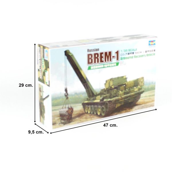 Trumpeter 09553 Rus BREM-1 Zırhlı Kurtarma Aracı - Görsel 5
