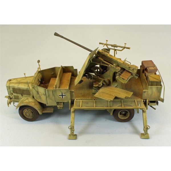 Trumpeter 09595 L4500A ve 5cm Flak 41-II - Görsel 4