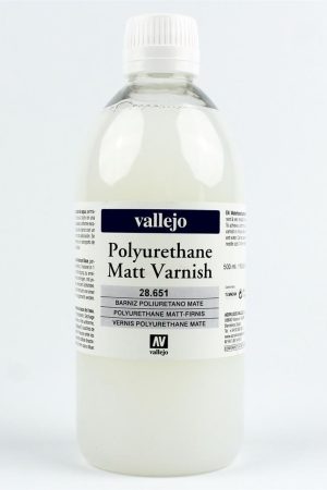 Vallejo 28651 500 ml. Poliürethan Mat Vernik
