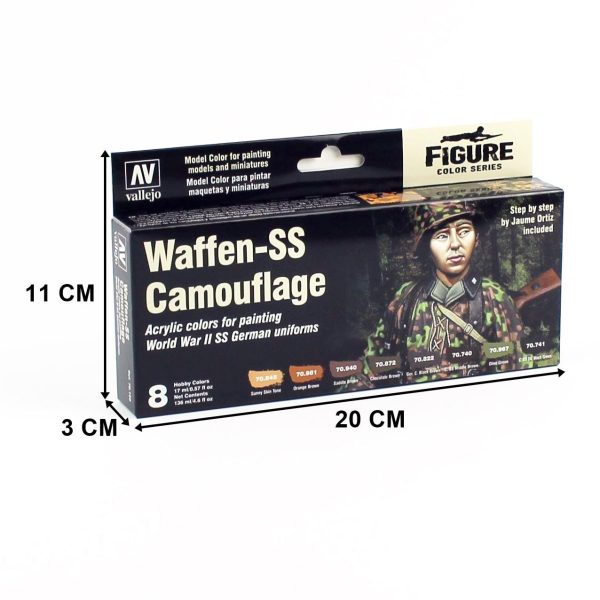 Vallejo 70180 8x18 ml. Waffen SS Camouflage by Jaume Ortiz - Görsel 3