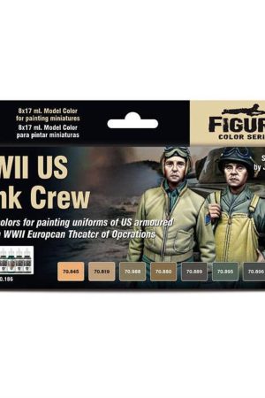 Vallejo 70186 8x18 ml. WWII US Tank Crew