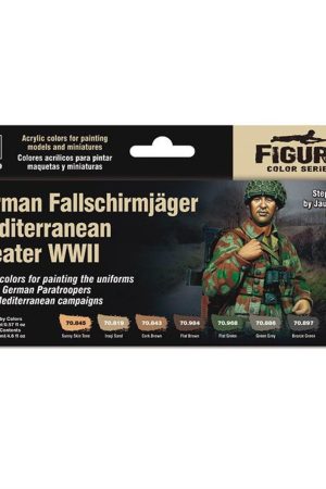 Vallejo 70188 8x18 ml. German Fallschirmjäger Mediterranean Theater WWII