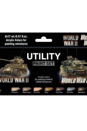 Vallejo 70201 8x18 ml. Utility Paint Set