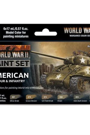 Vallejo 70203 6x18 ml. American Armour & Infantry