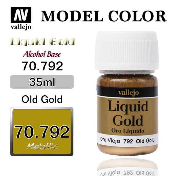 Vallejo 70792 35 ml. (213) Old Gold (Alcohol Based)