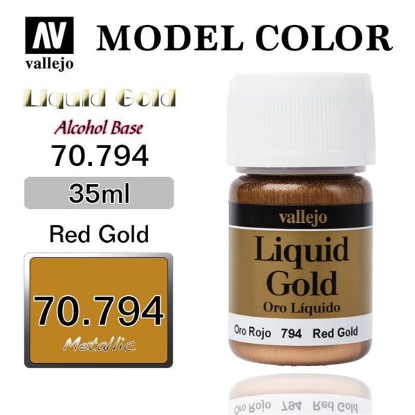 Vallejo 70794 35 ml. (215) Red Gold (Alcohol Based)