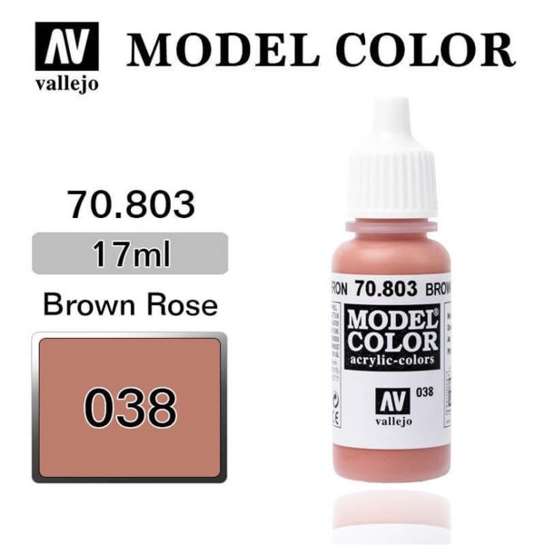 Vallejo 70803 18 ml. (38) Brown Rose-Matt