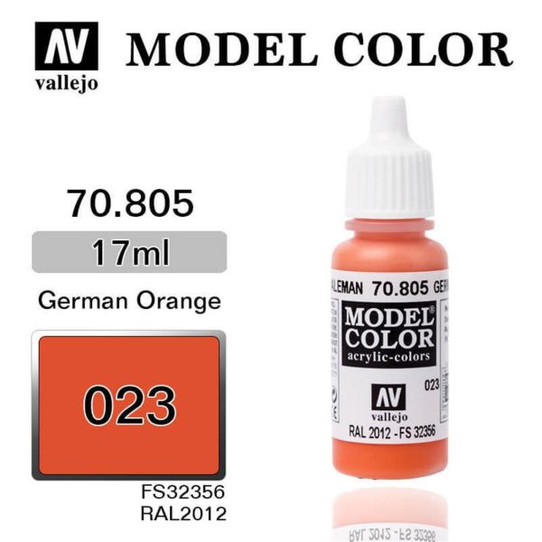 Vallejo 70805 18 ml. (23) German Orange-Matt