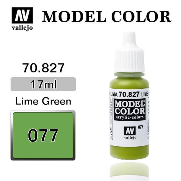 Vallejo 70827 18 ml. (77) Lime Green-Matt