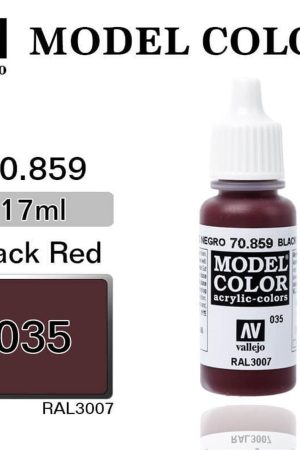 Vallejo 70859 18 ml. (35) Black Red-Matt