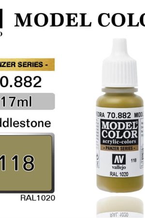 Vallejo 70882 18 ml. (118) Middlestone-Matt