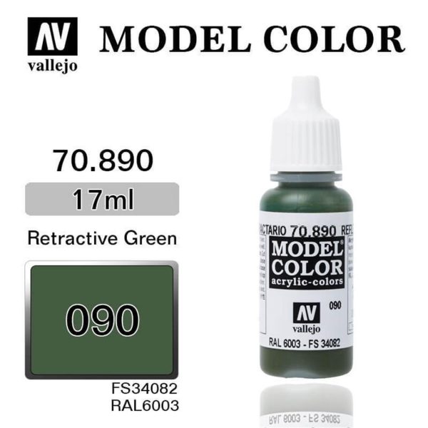 Vallejo 70890 18 ml. (90) Retractive Green-Matt