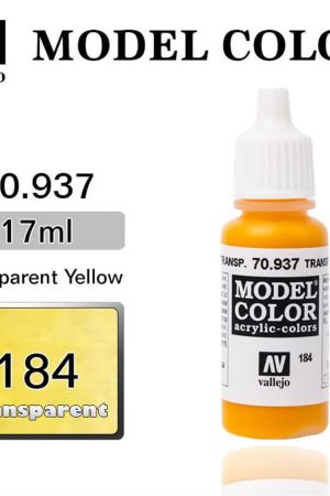 Vallejo 70937 18 ml. (184) Transp. Yellow-Transparent