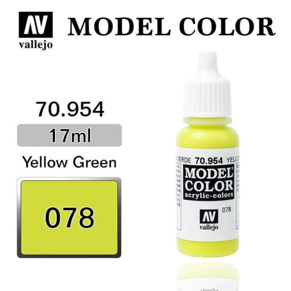 Vallejo 70954 18 ml. (78) Yellow Green-Matt