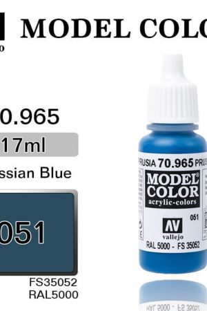 Vallejo 70965 18 ml. (51) Prussian Blue-Matt