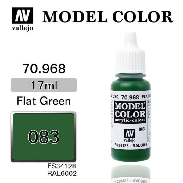 Vallejo 70968 18 ml. (83) Flat Green-Matt