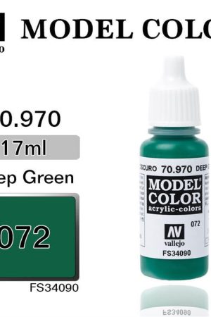 Vallejo 70970 18 ml. (72) Deep Green-Matt