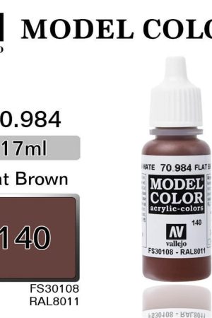 Vallejo 70984 18 ml. (140) Flat Brown-Matt