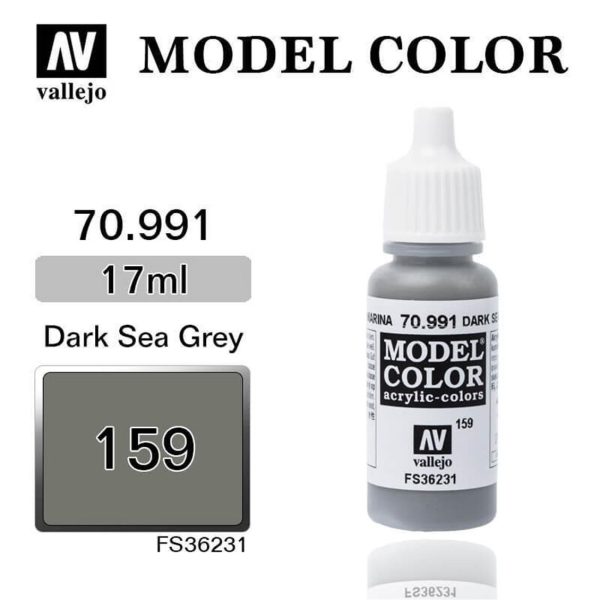 Vallejo 70991 18 ml. (159) Dark Sea Grey-Matt