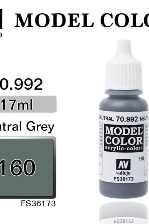 Vallejo 70992 18 ml. (160) Neutral Grey-Matt