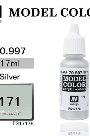 Vallejo 70997 18 ml. (171) Silver-Metallic