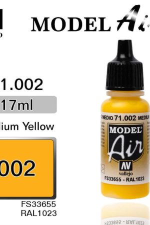 Vallejo 71002 18 ml. Medium Yellow