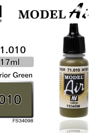 Vallejo 71010 18 ml. Interior Green