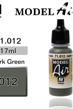 Vallejo 71012 18 ml. Dark Green