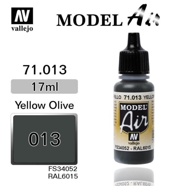 Vallejo 71013 18 ml. Yellow Olive
