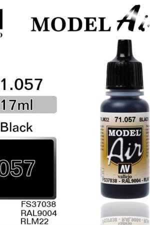 Vallejo 71057 18 ml. Black