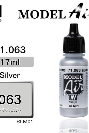 Vallejo 71063 18 ml. Silver RLM01