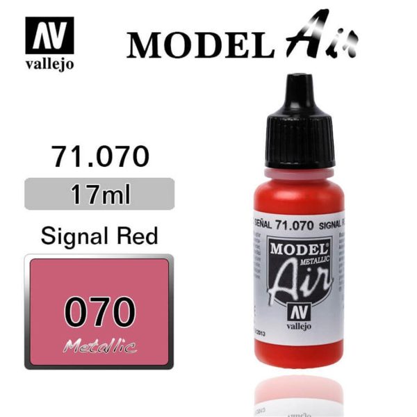 Vallejo 71070 18 ml. Signal Red