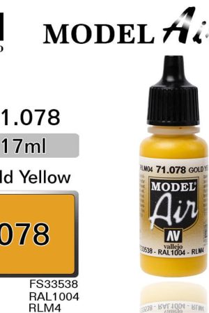 Vallejo 71078 18 ml. Yellow RLM04