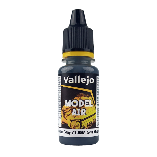 Vallejo 71097 18 ml. Medium Gunship Gray