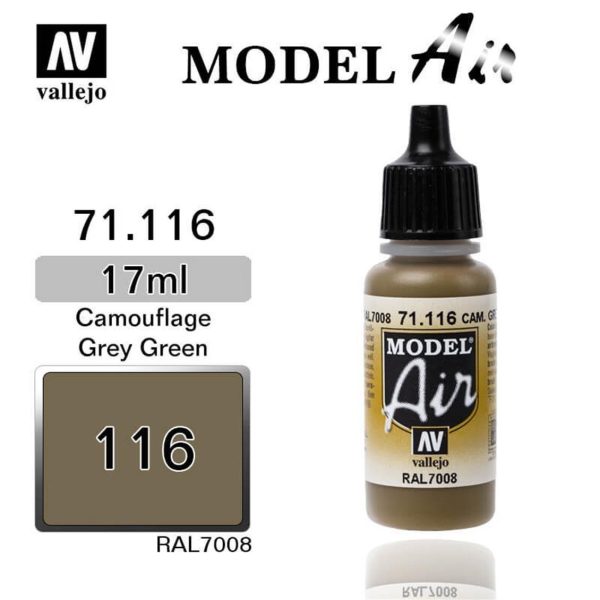 Vallejo 71116 18 ml. Cam. Grey Green