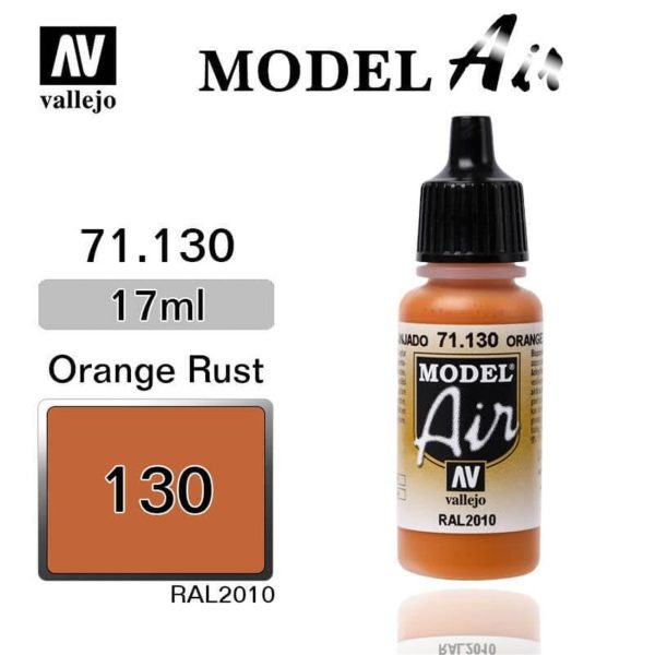 Vallejo 71130 18 ml. Orange Rust