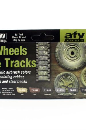 Vallejo 71213 6x18 ml. Wheels & Tracks